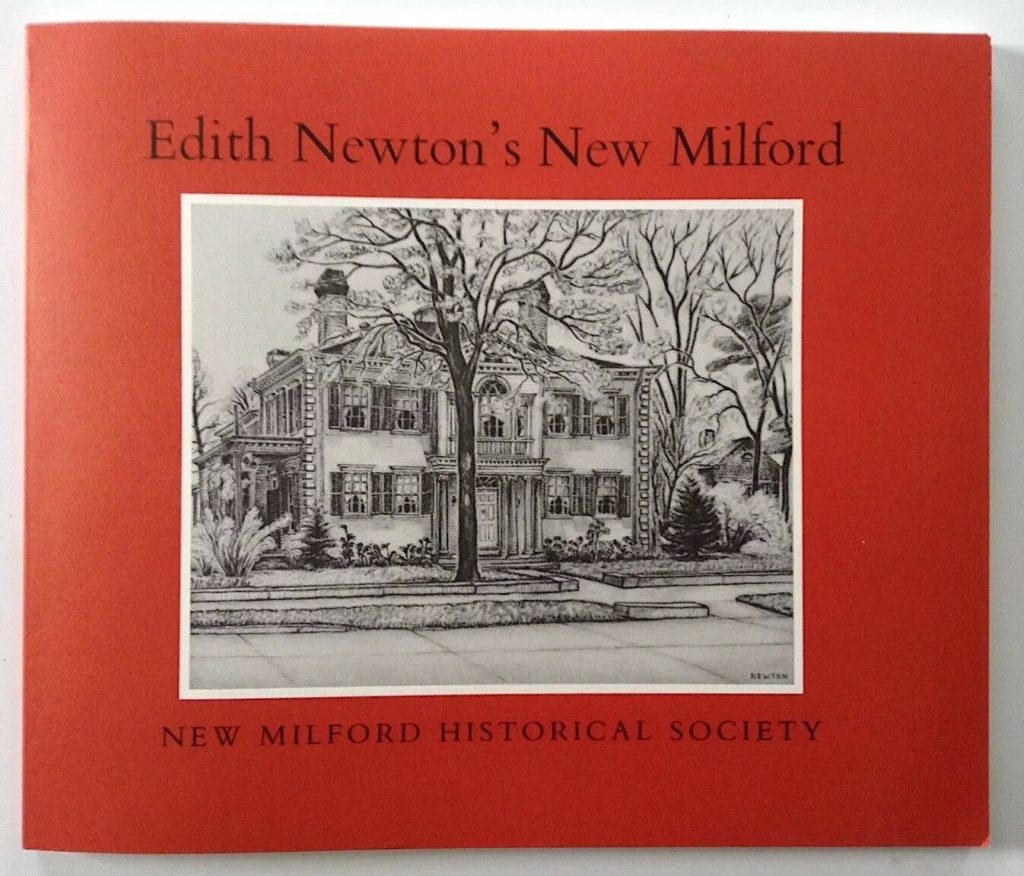 Cramer & Anderson's flagship office in New Milford CT on the cover of "Edith Newtown's New Milford"