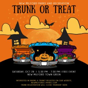 Trunk or Treat New Milford, CT, 2023, Cramer & Anderson law firm participating